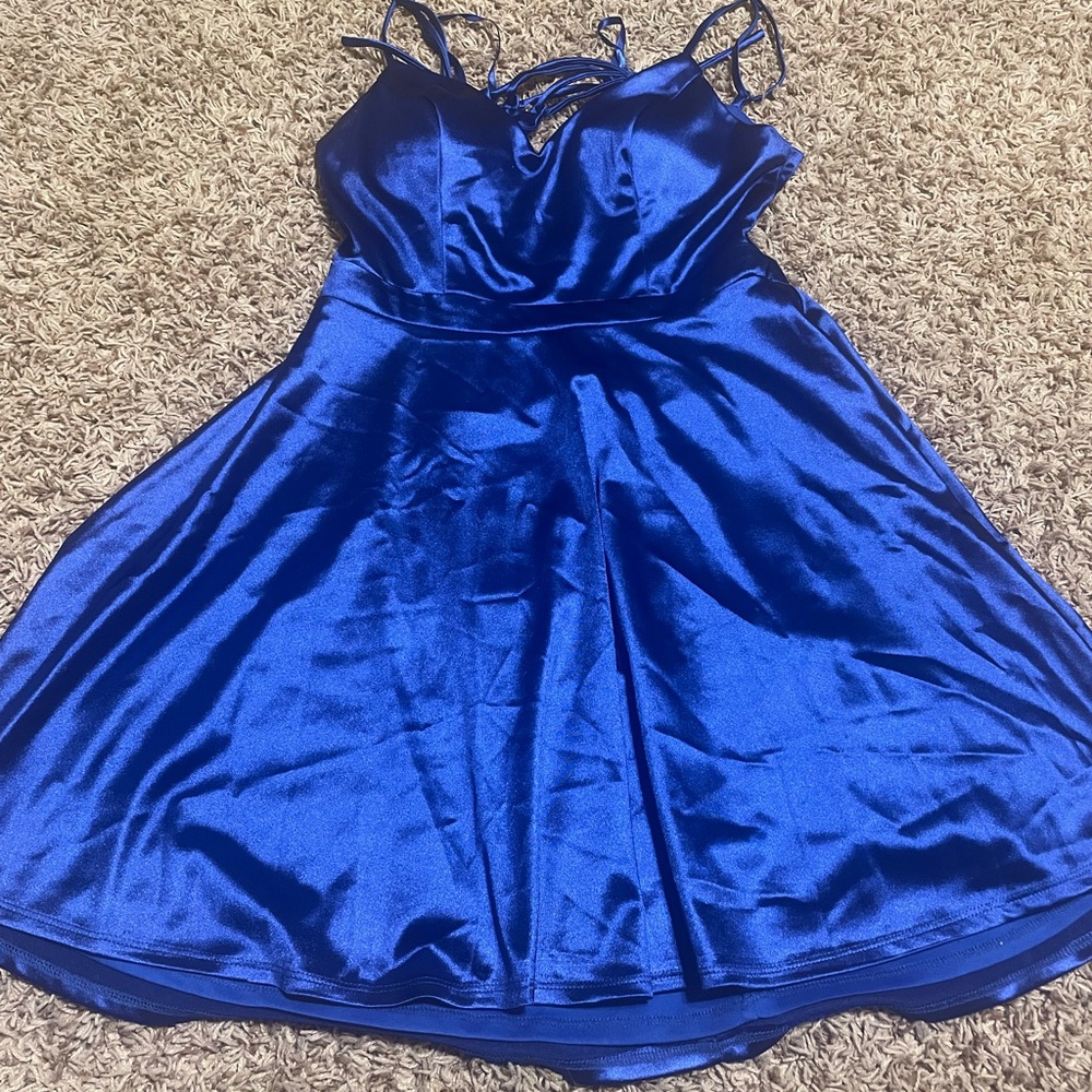 Blue Mini Dress